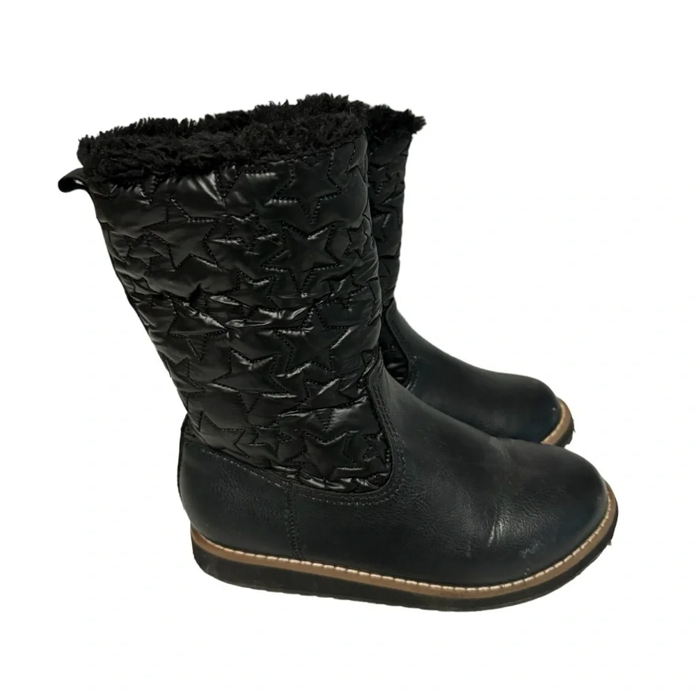 H&M Girls Black fashion winter boots size 9